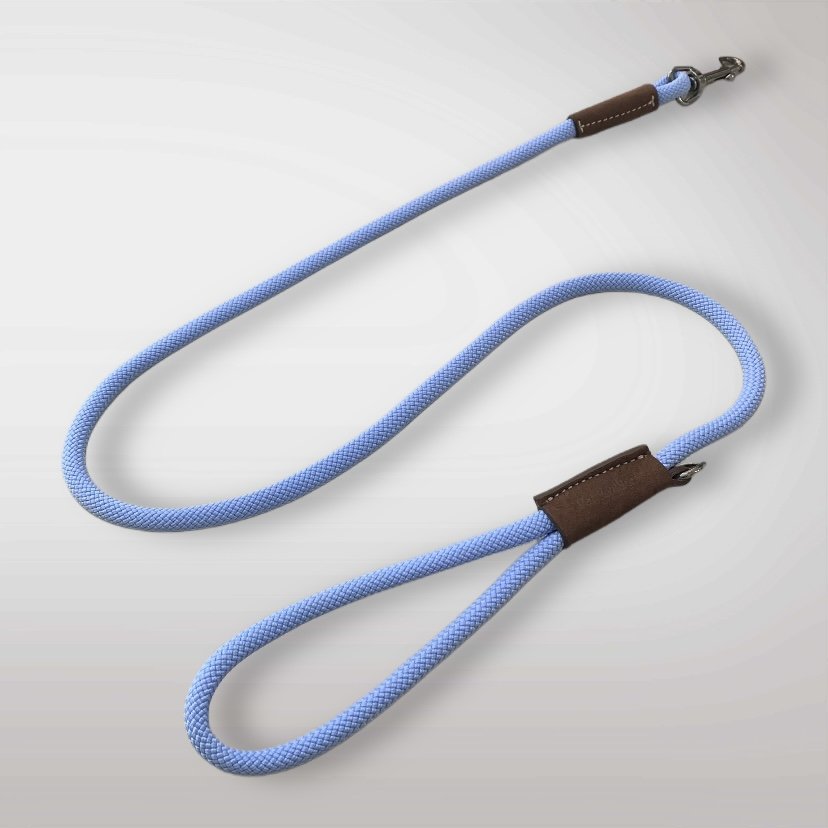 Italian Nylon Lead — Blue & Brown
